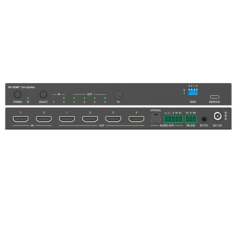 Сплиттер 1x3 HDMI 2.1, HDCP 2.3, Lideo SP24AP-8K: купить в Москве